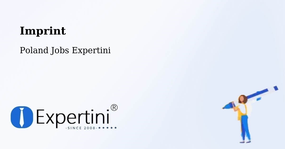 Imprint – Morąg - Poland Jobs Expertini